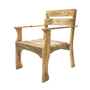 chaise bois de palette