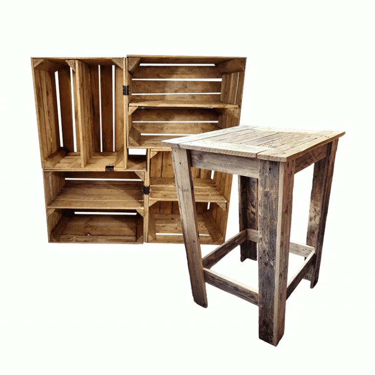 mobilier professionnel en bois de palette recyclées
