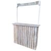 Bar en bois recyclé démontable